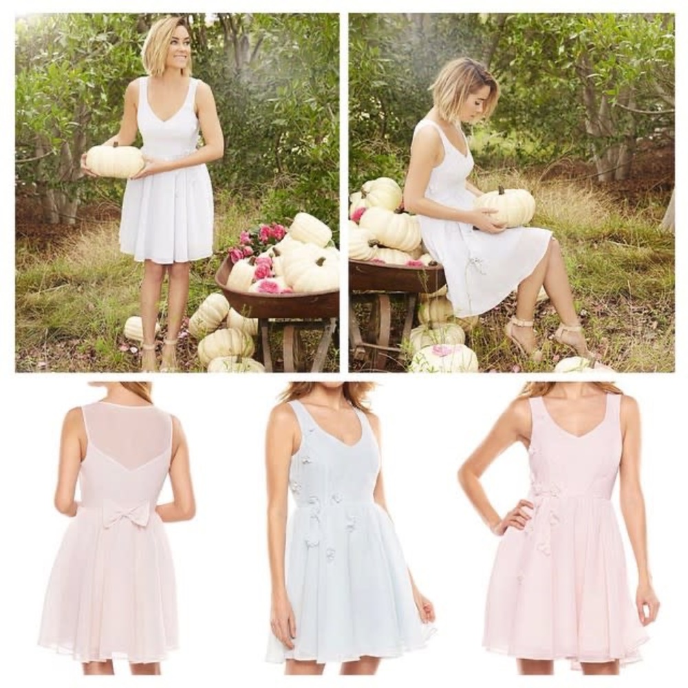 Lauren Conrad LC Disney Cinderella light blue size 2 dress